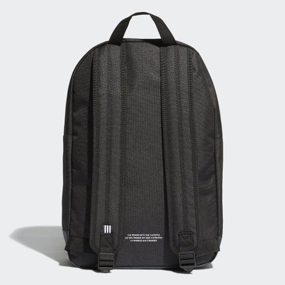 Adidas Classic BP backpack school new black book bag mens womens laptop sleeve - Picture 15 of 16